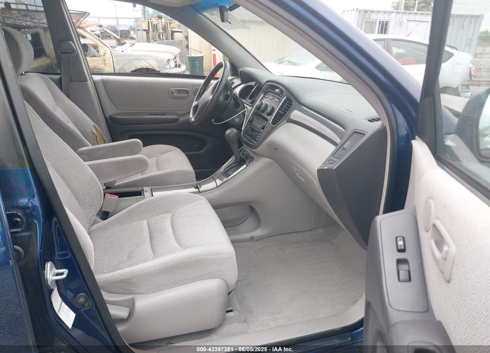 2002 TOYOTA HIGHLANDER VIN: JTEHD21AX20015114