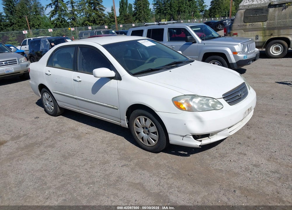 2003 TOYOTA COROLLA LE VIN: JTDBR32E730020940