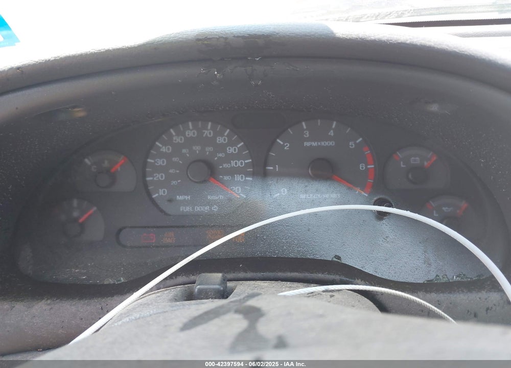 2000 FORD MUSTANG VIN: 1FAFP4047YF304313
