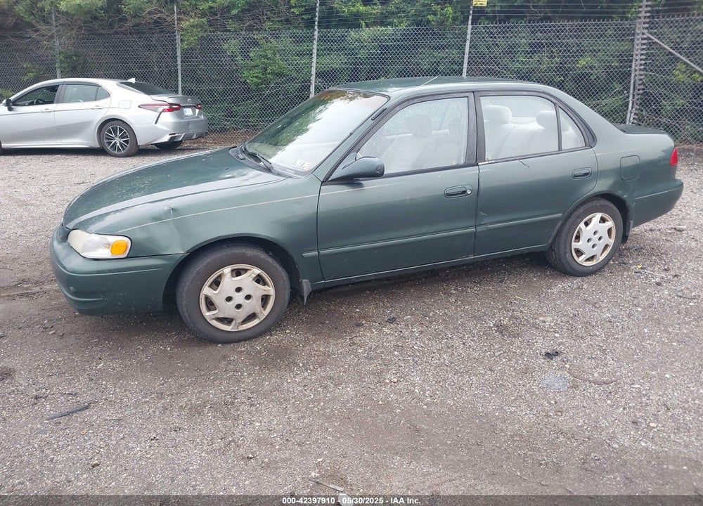 2000 TOYOTA COROLLA LE VIN: 2T1BR12E2YC309516