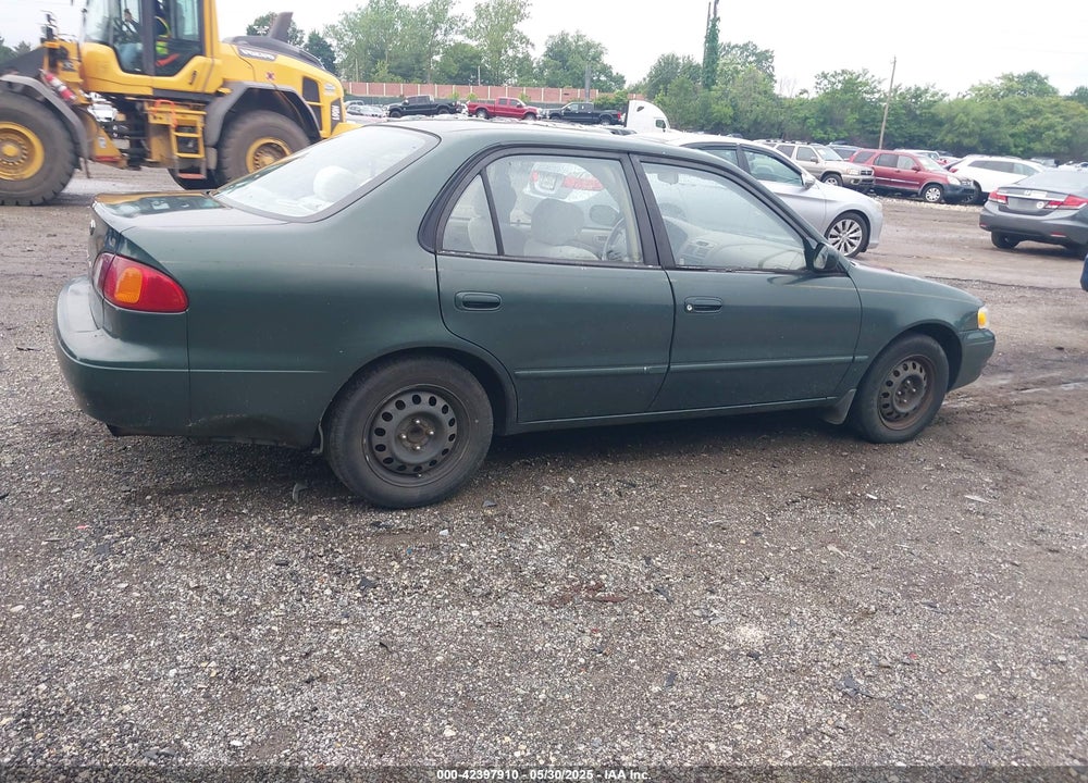 2000 TOYOTA COROLLA LE VIN: 2T1BR12E2YC309516