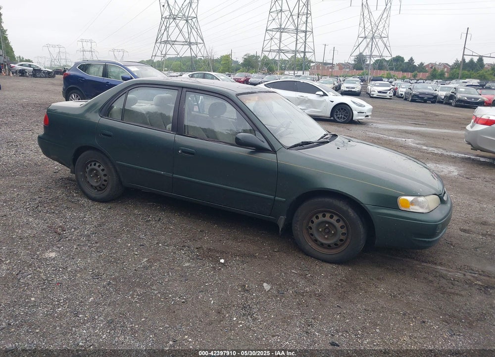 2000 TOYOTA COROLLA LE VIN: 2T1BR12E2YC309516