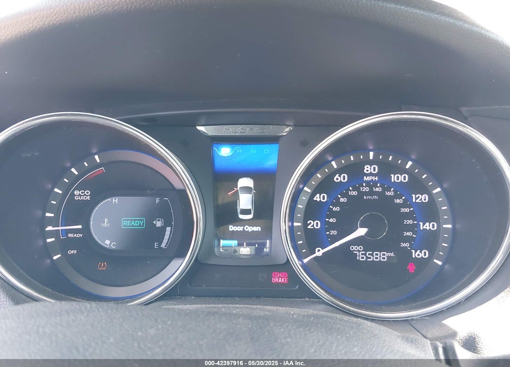 2013 HYUNDAI SONATA HYBRID VIN: KMHEC4A45DA095981