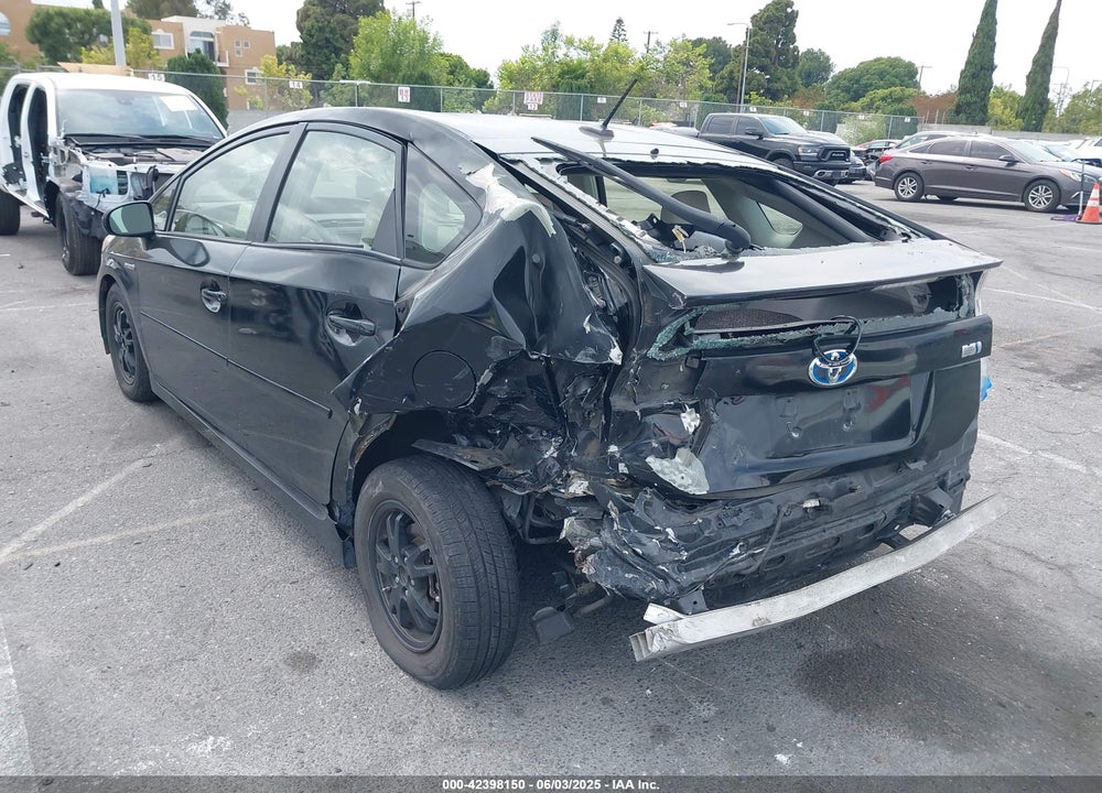 2012 TOYOTA PRIUS THREE VIN: JTDKN3DU2C1533782