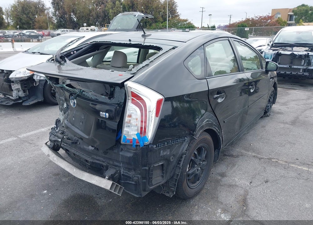 2012 TOYOTA PRIUS THREE VIN: JTDKN3DU2C1533782
