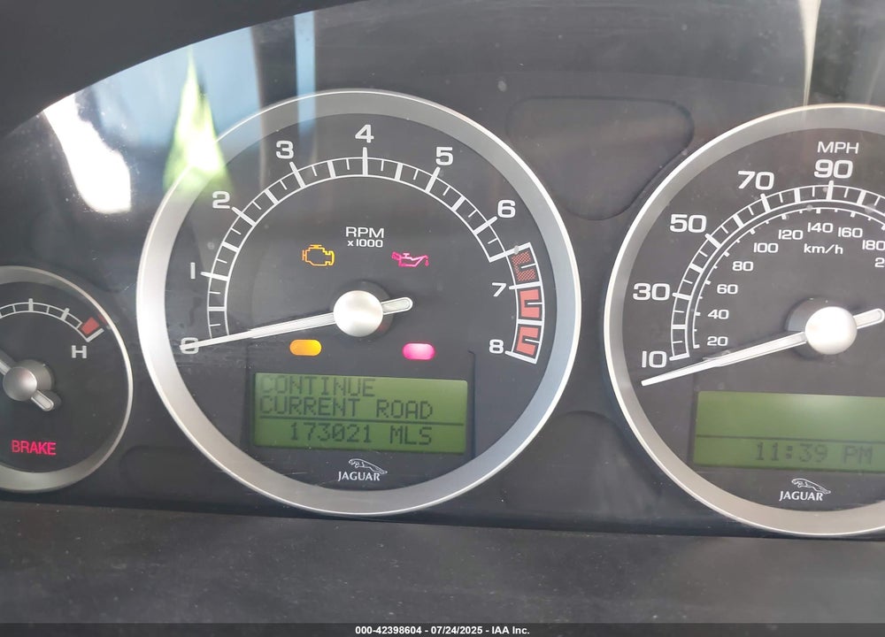 2007 JAGUAR S-TYPE VIN: SAJWA01B57HN76266