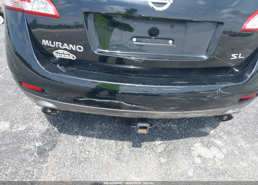 2012 NISSAN MURANO VIN: JN8AZ1MU8CW113746