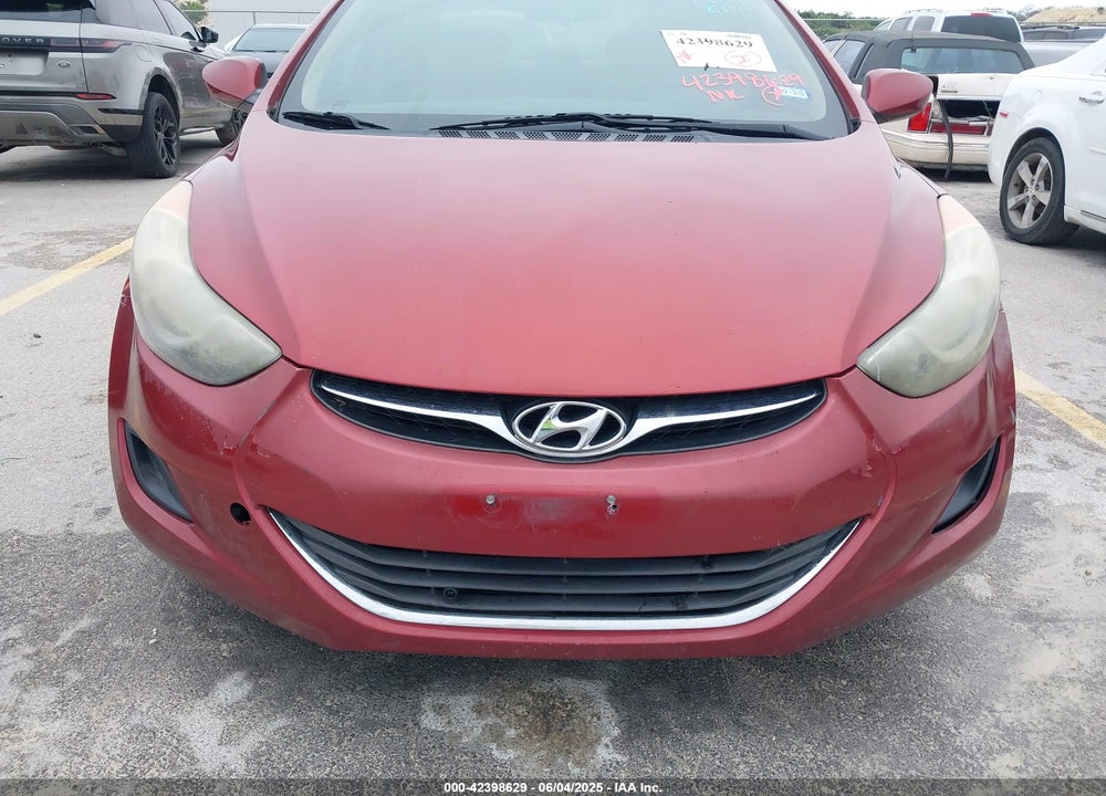 2013 HYUNDAI ELANTRA GLS VIN: 5NPDH4AE7DH261937