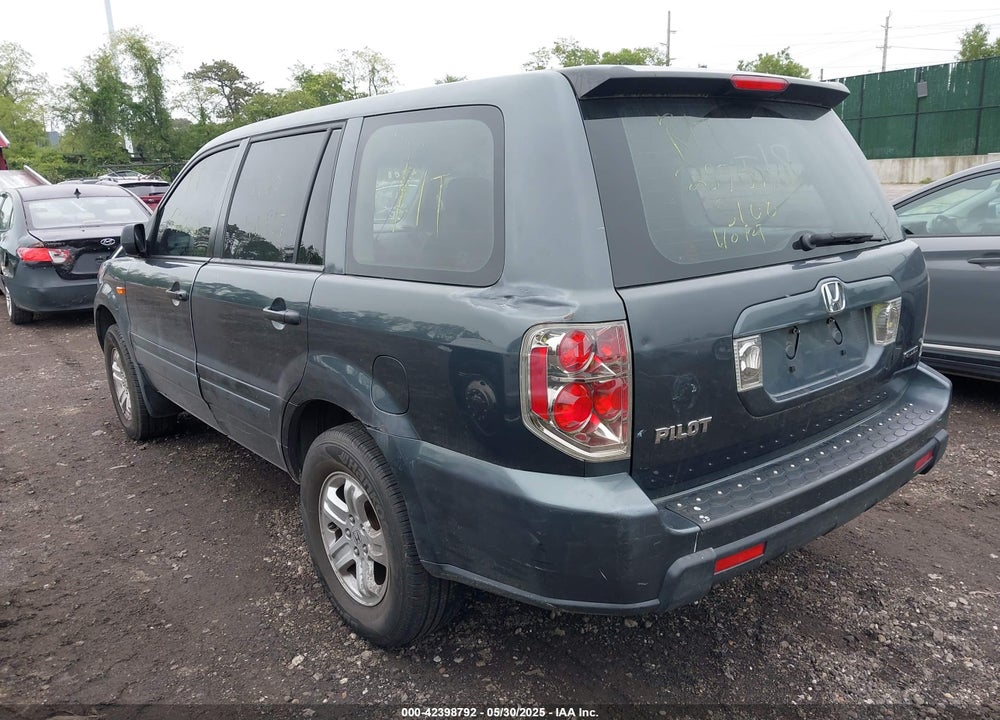 2006 HONDA PILOT LX VIN: 2HKYF18156H547863
