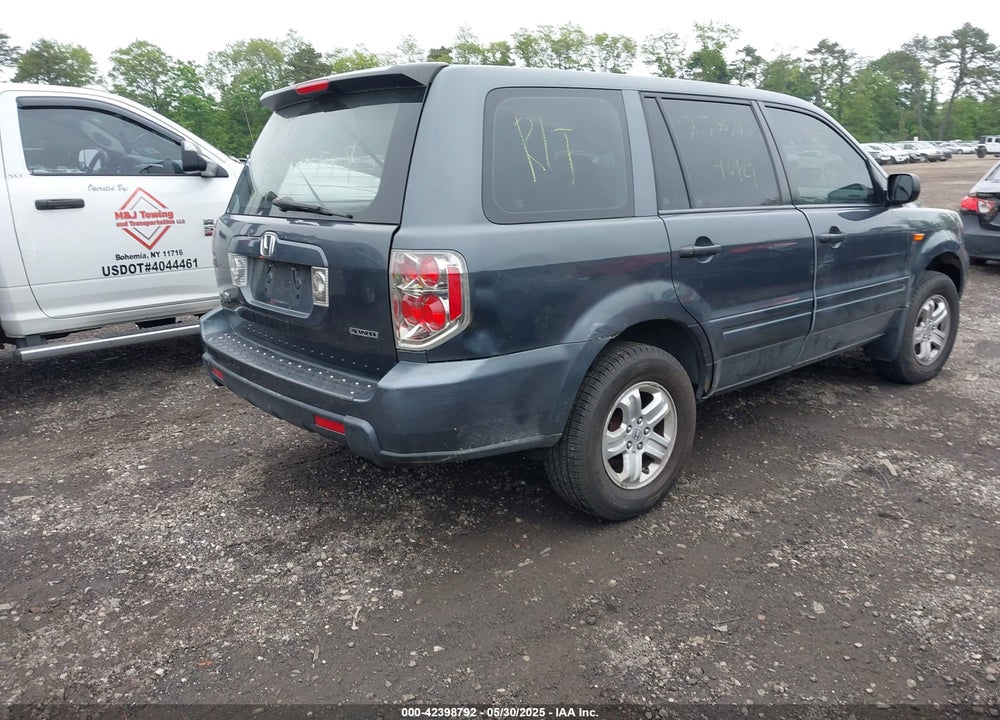 2006 HONDA PILOT LX VIN: 2HKYF18156H547863