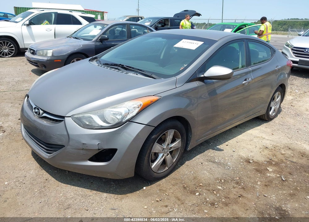 2013 HYUNDAI ELANTRA GLS VIN: 5NPDH4AE6DH393698