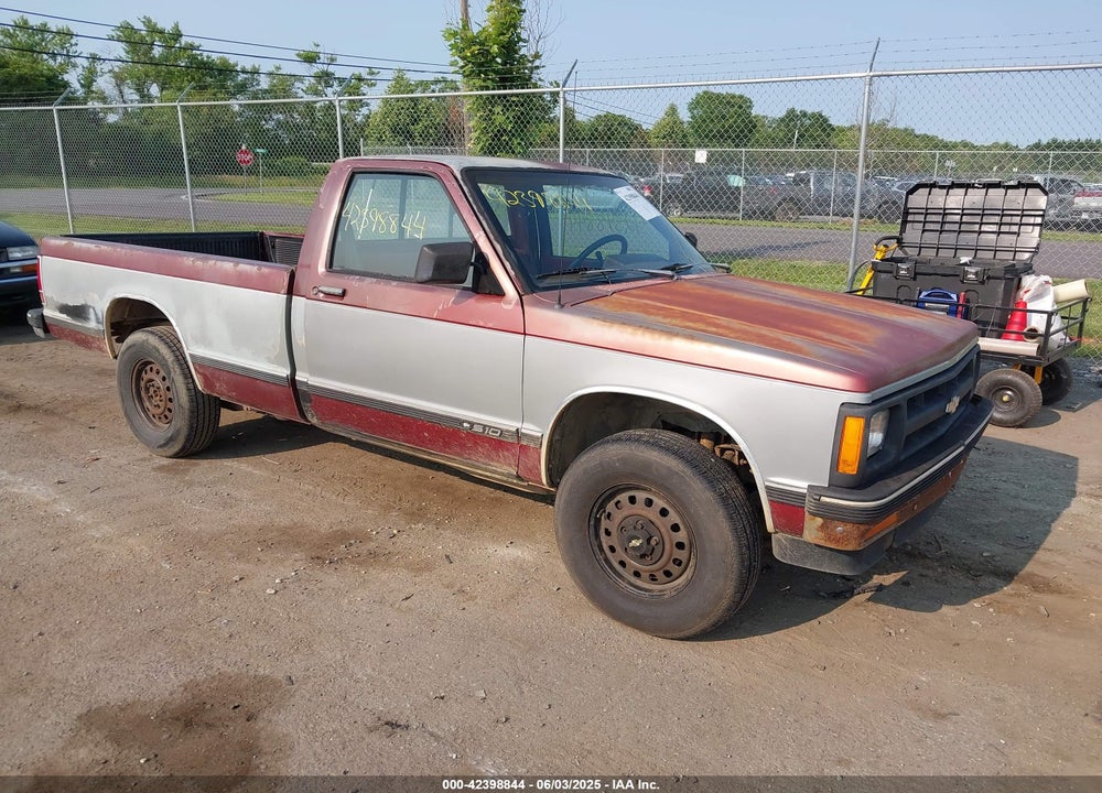 1991 CHEVROLET S TRUCK S10 VIN: 1GCCT14Z8M2124708