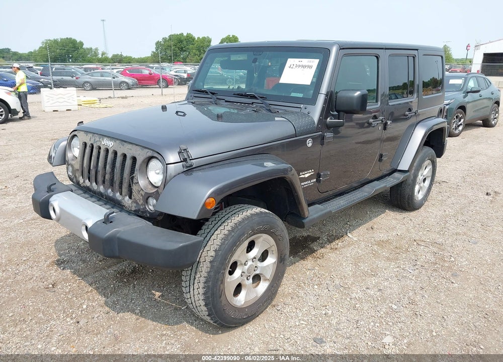 2014 JEEP WRANGLER UNLIMITED SAHARA VIN: 1C4BJWEG8EL285843