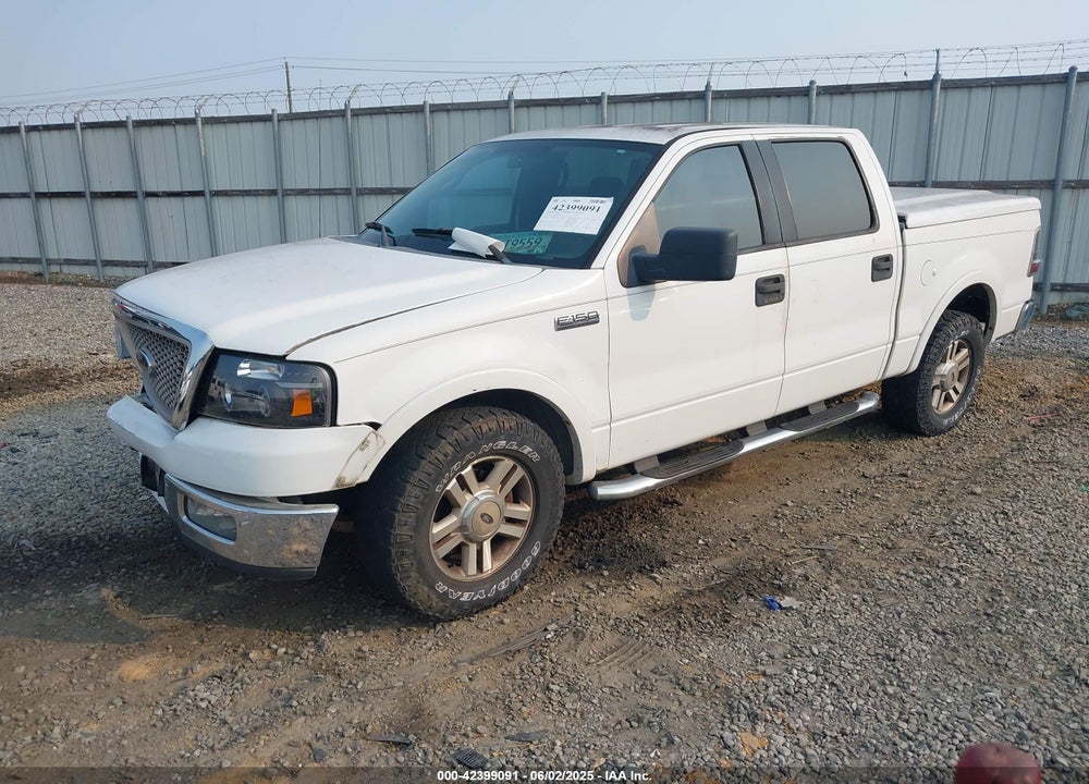 2005 FORD F-150 LARIAT/XLT VIN: 1FTPW12585KD49107