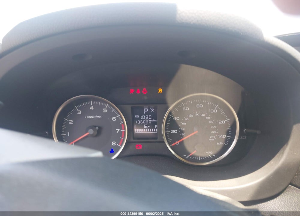 2016 SUBARU IMPREZA VIN: JF1GJAB64GH006713