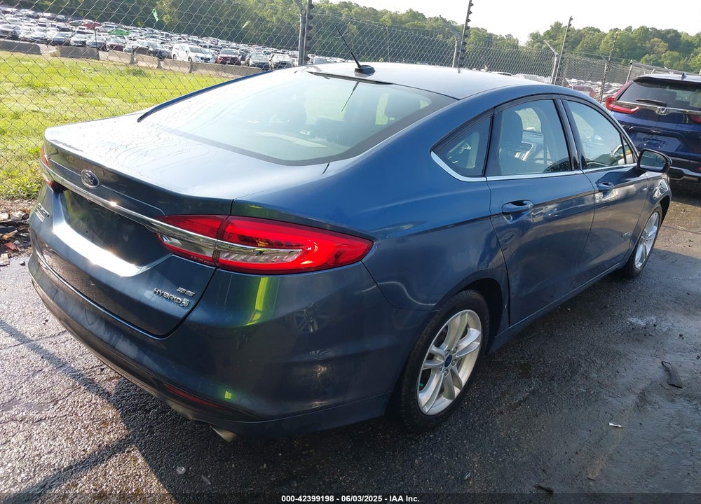 2018 FORD FUSION HYBRID SE VIN: 3FA6P0LU3JR168792