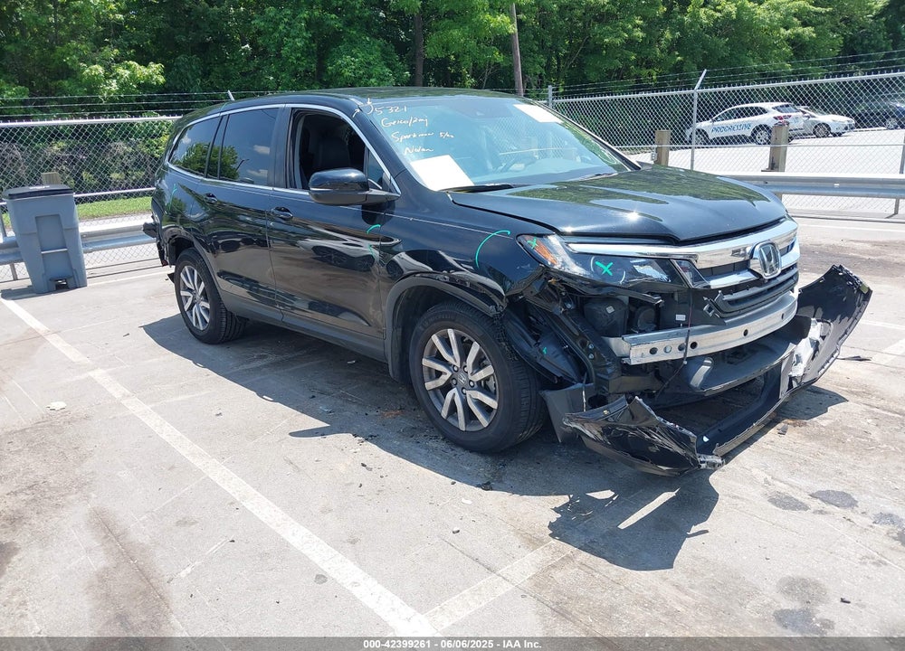 2021 HONDA PILOT 2WD EX-L VIN: 5FNYF5H50MB009612