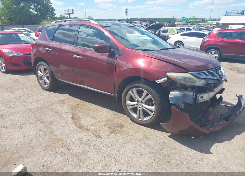 2011 NISSAN MURANO LE VIN: JN8AZ1MW4BW178559