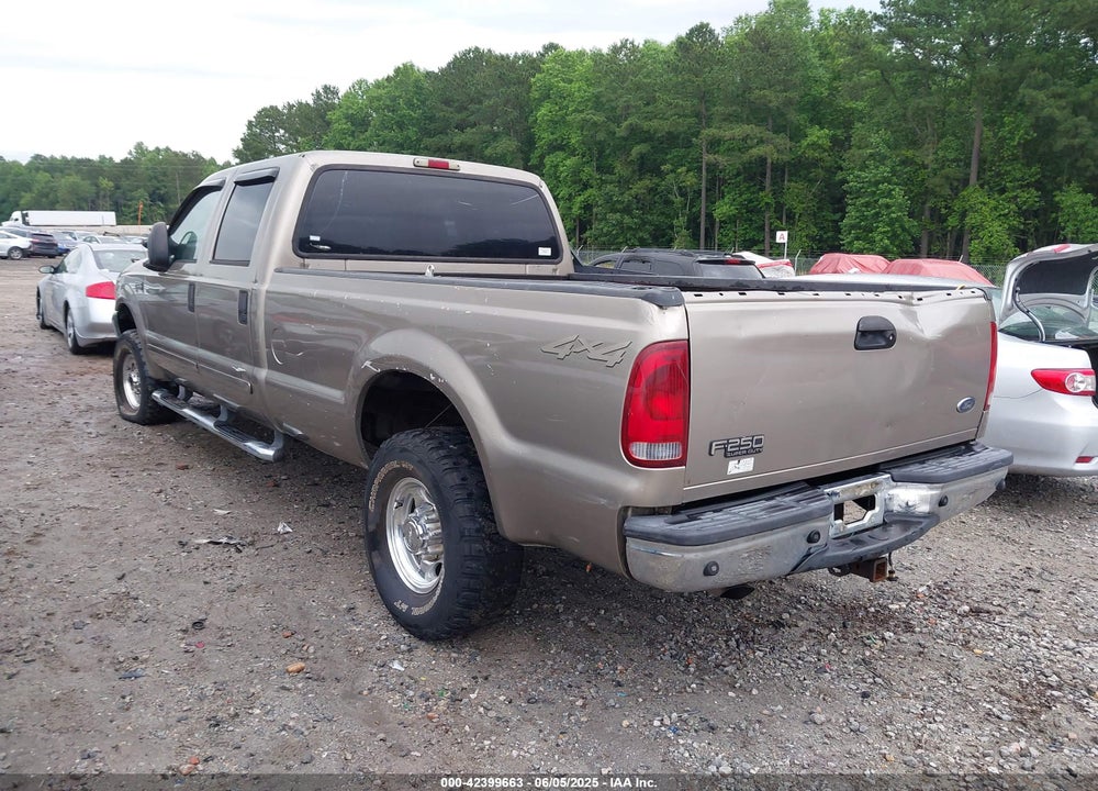 2003 FORD F-250 LARIAT/XL/XLT VIN: 1FTNW21L03EB30196