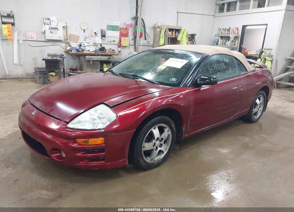 2005 MITSUBISHI ECLIPSE SPYDER GS VIN: 4A3AE45G45E008080
