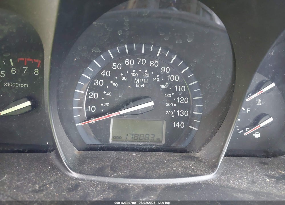 2009 KIA SPECTRA EX VIN: KNAFE222195619595