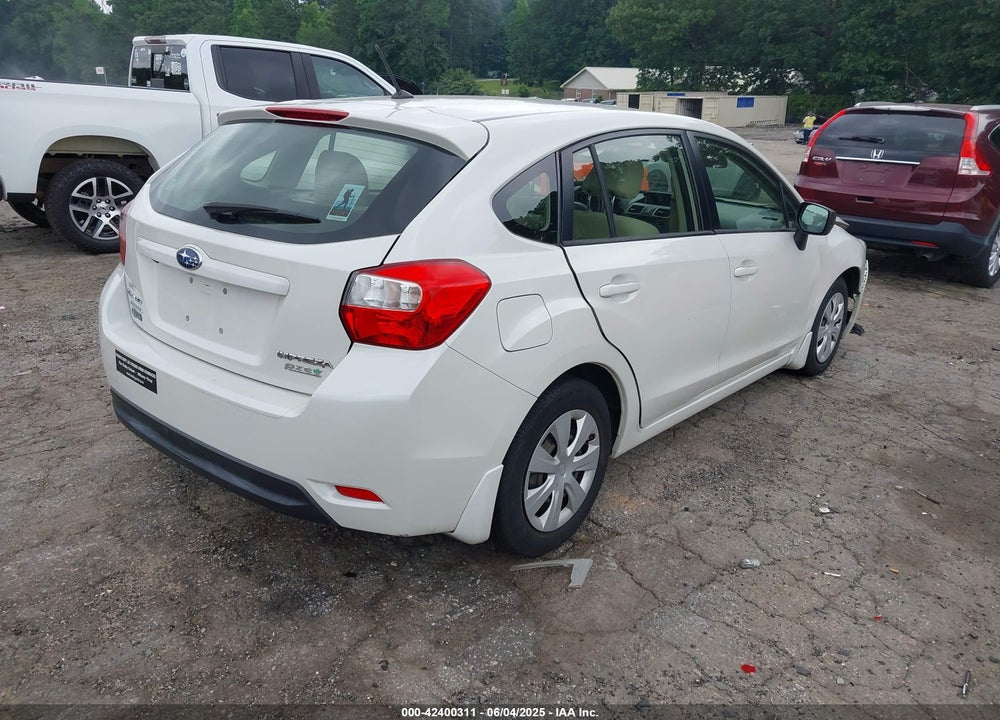 2015 SUBARU IMPREZA VIN: JF1GPAA66F8236560