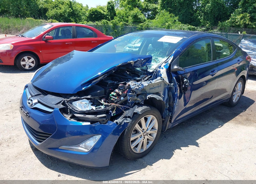 2015 HYUNDAI ELANTRA VIN: 5NPDH4AE8FH598863