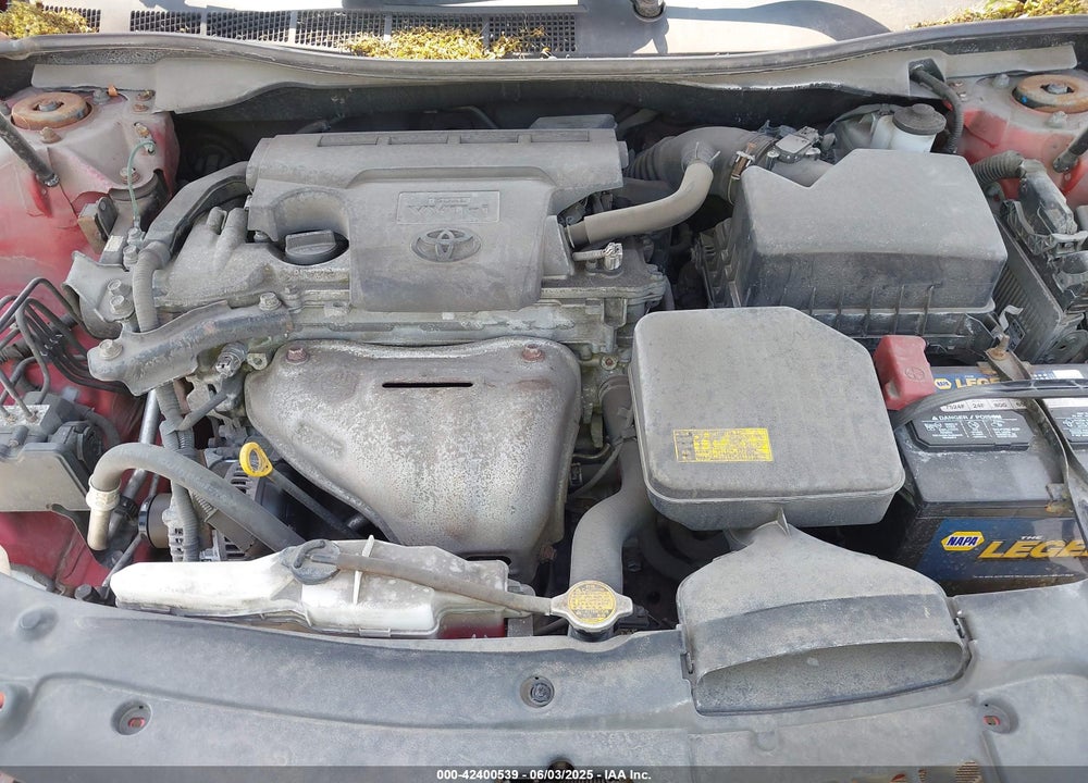 2012 TOYOTA CAMRY VIN: 4T1BF1FK9CU605827