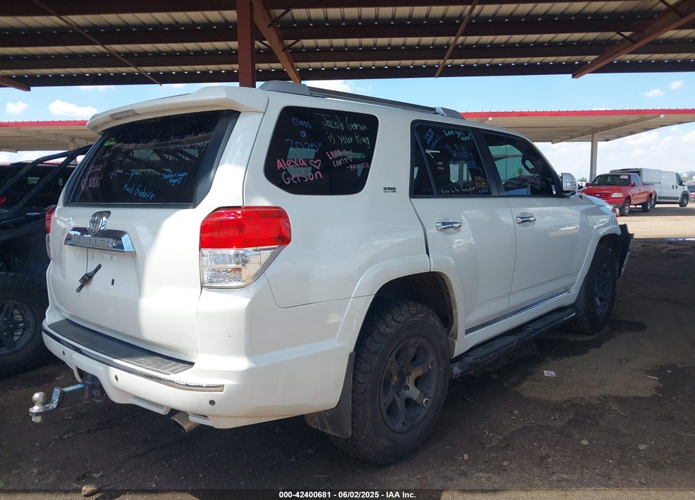 2011 TOYOTA 4RUNNER SR5 V6 VIN: JTEBU5JR6B5043167