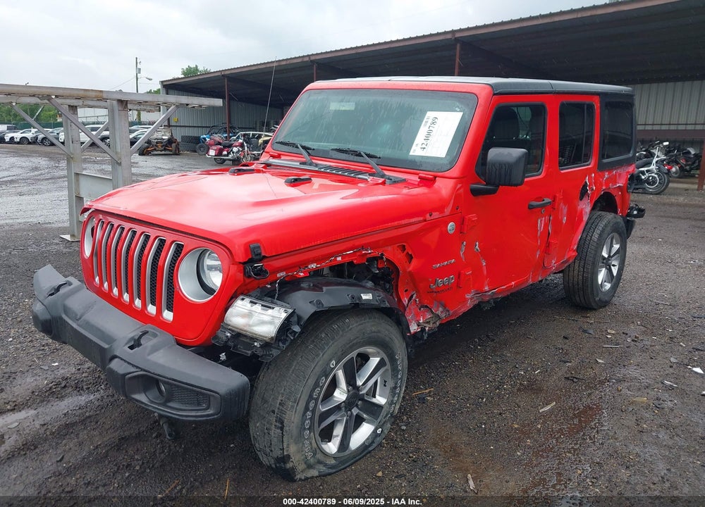2021 JEEP WRANGLER UNLIMITED SAHARA 4X4 VIN: 1C4HJXENXMW592247