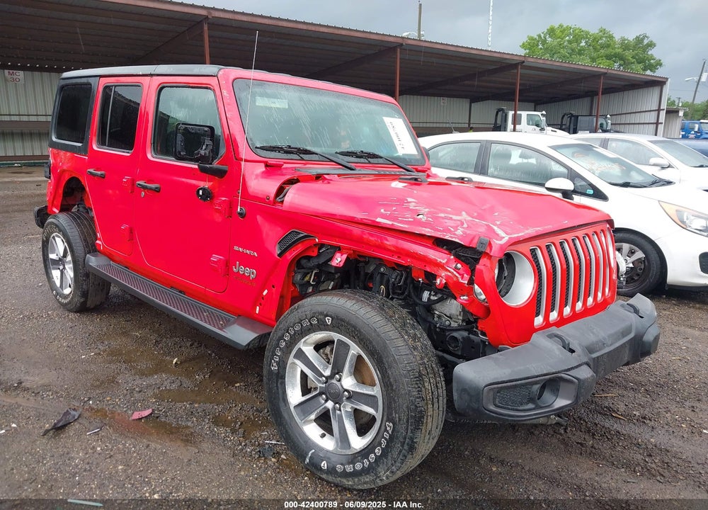 2021 JEEP WRANGLER UNLIMITED SAHARA 4X4 VIN: 1C4HJXENXMW592247