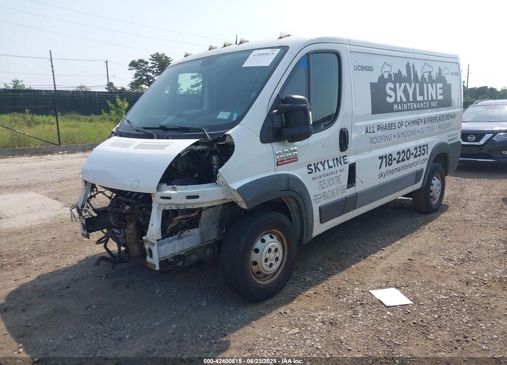 2015 RAM PROMASTER 1500 LOW ROOF VIN: 3C6TRVAG6FE505222