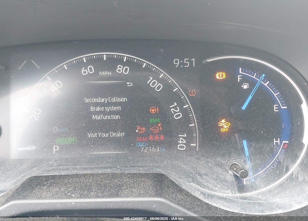 2019 TOYOTA RAV4 HYBRID VIN: 2T3DWRFV1KW021896