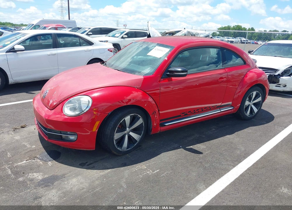2012 VOLKSWAGEN BEETLE VIN: 3VWVA7AT8CM605905