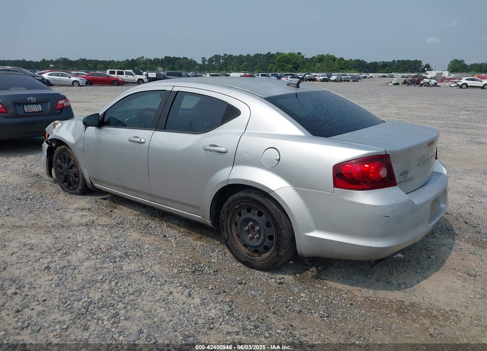 2011 DODGE AVENGER VIN: 1B3BD4FB4BN518908