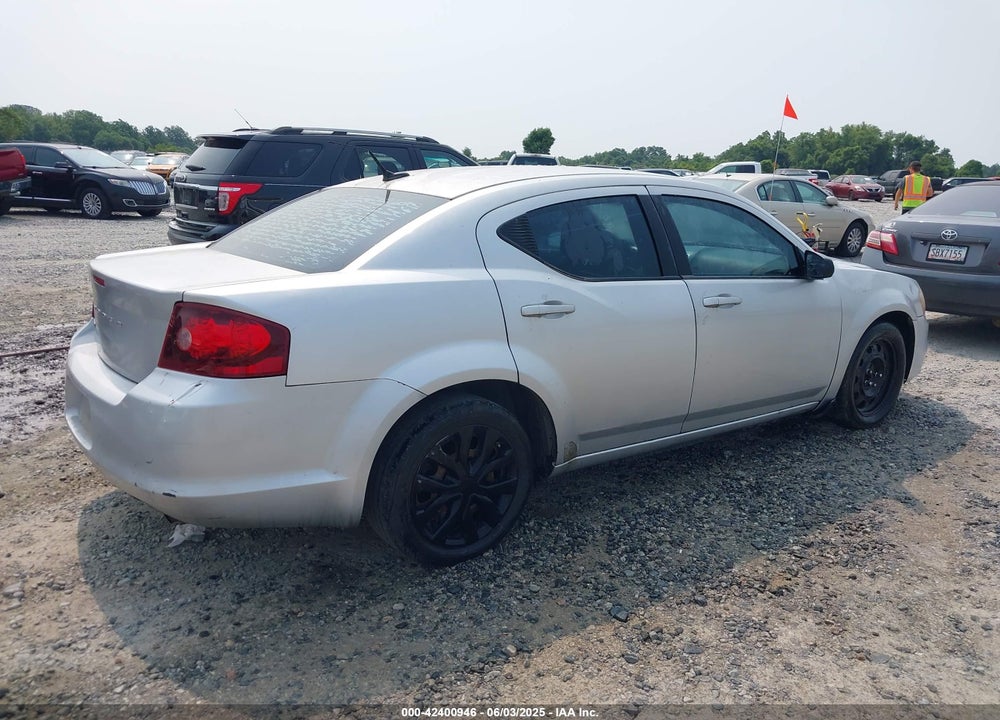 2011 DODGE AVENGER VIN: 1B3BD4FB4BN518908