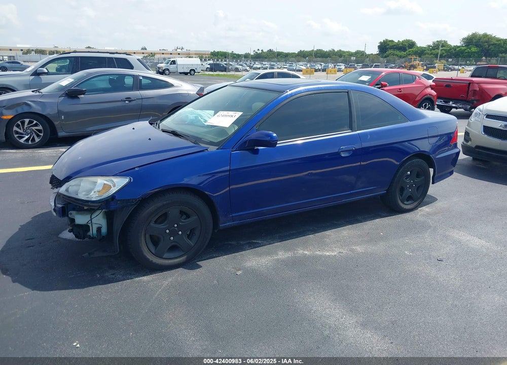 2004 HONDA CIVIC EX VIN: 1HGEM229X4L046815