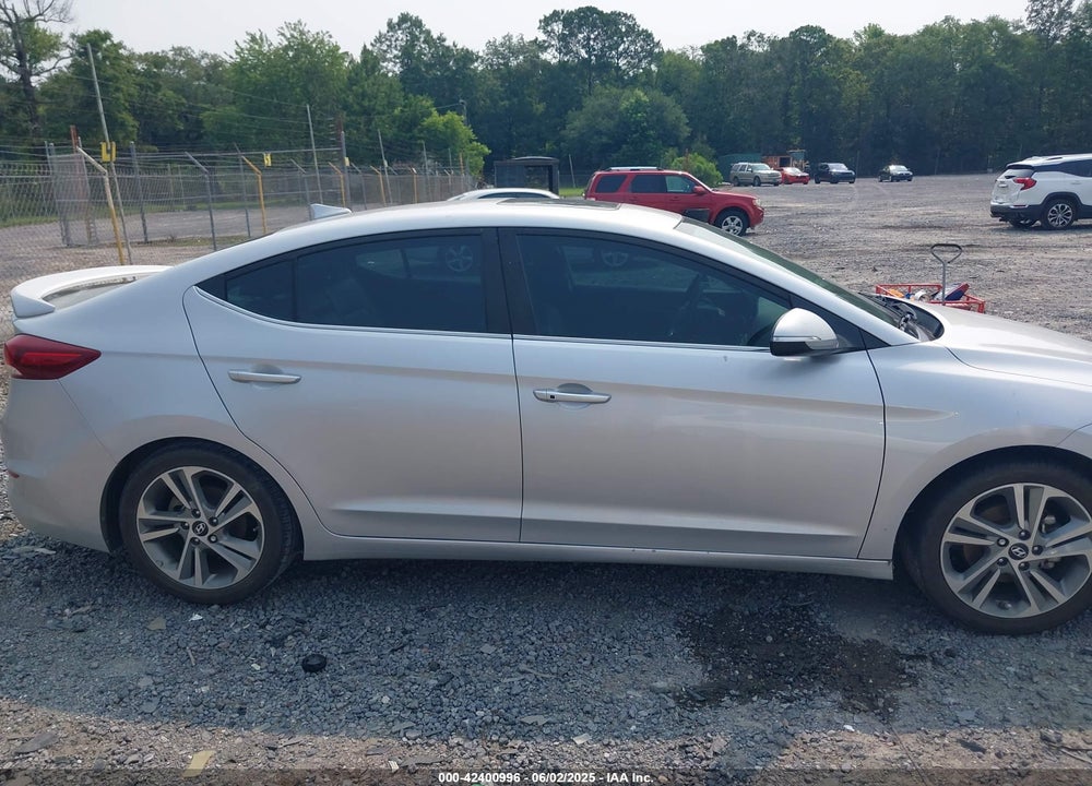 2018 HYUNDAI ELANTRA VIN: KMHD84LF6JU505516