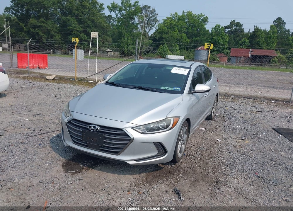 2018 HYUNDAI ELANTRA VIN: KMHD84LF6JU505516