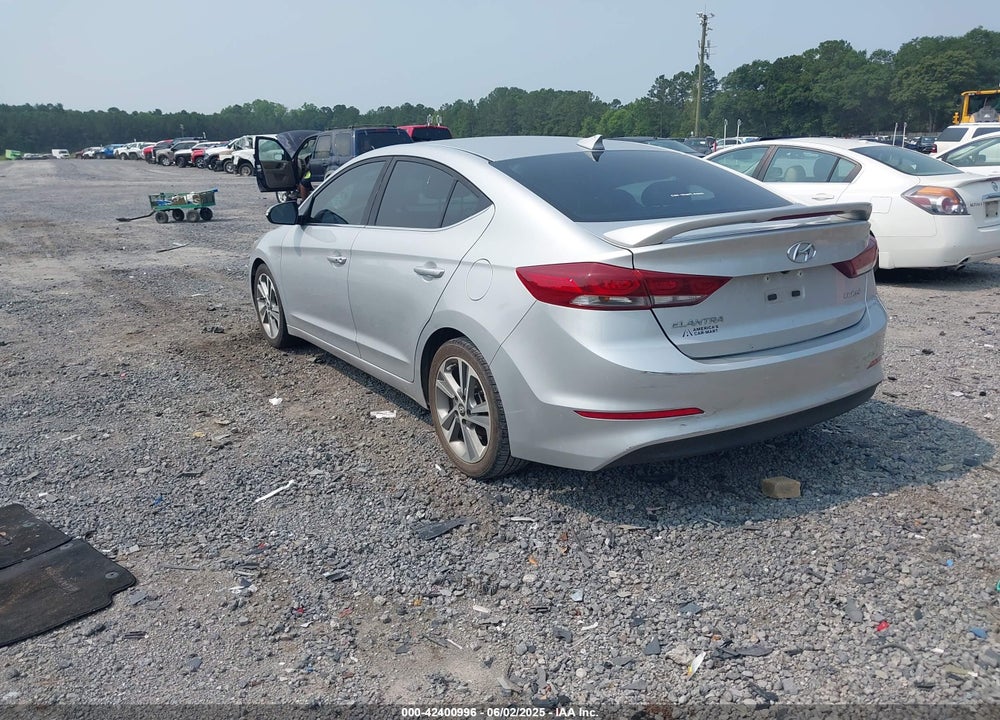 2018 HYUNDAI ELANTRA VIN: KMHD84LF6JU505516