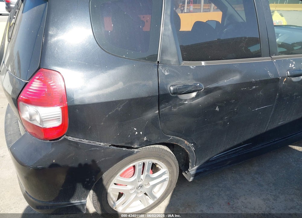 2007 HONDA FIT SPORT VIN: JHMGD37617S004845