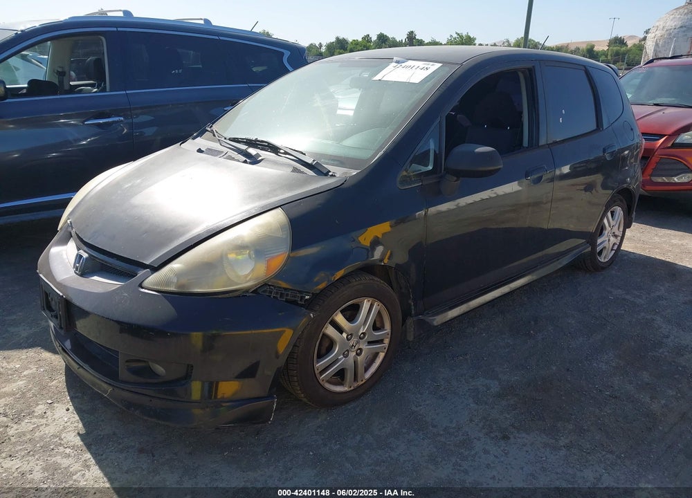 2007 HONDA FIT SPORT VIN: JHMGD37617S004845