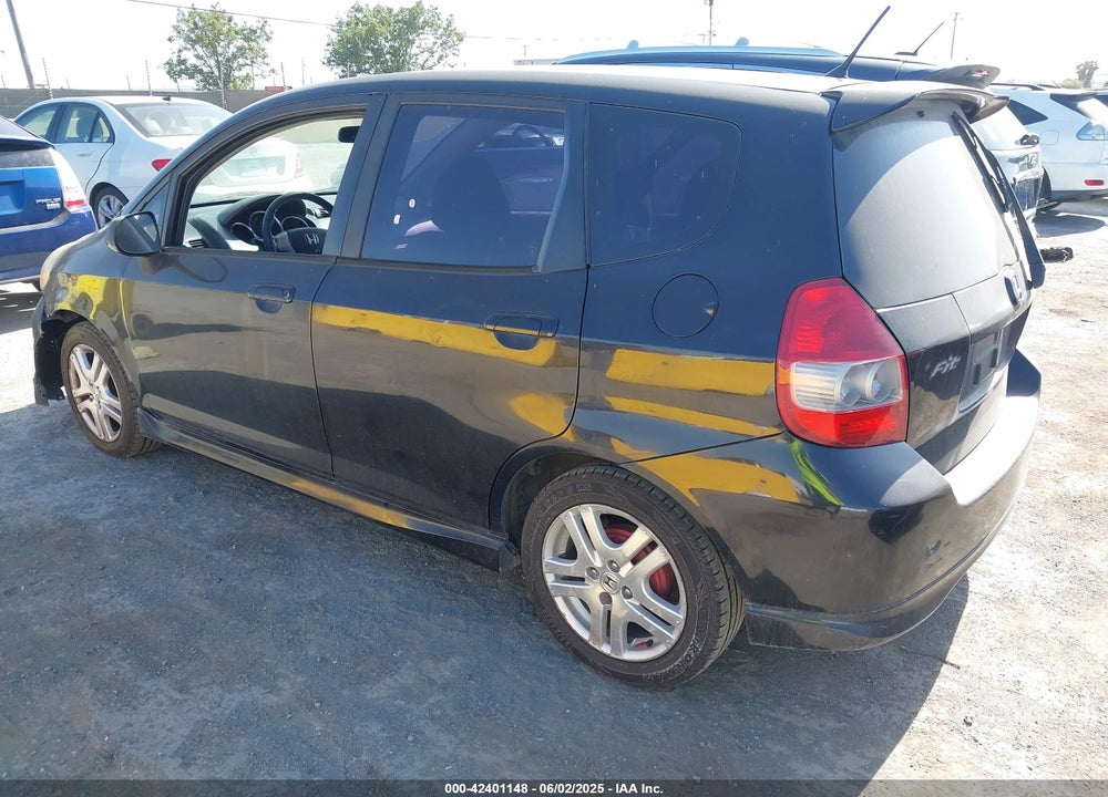2007 HONDA FIT SPORT VIN: JHMGD37617S004845