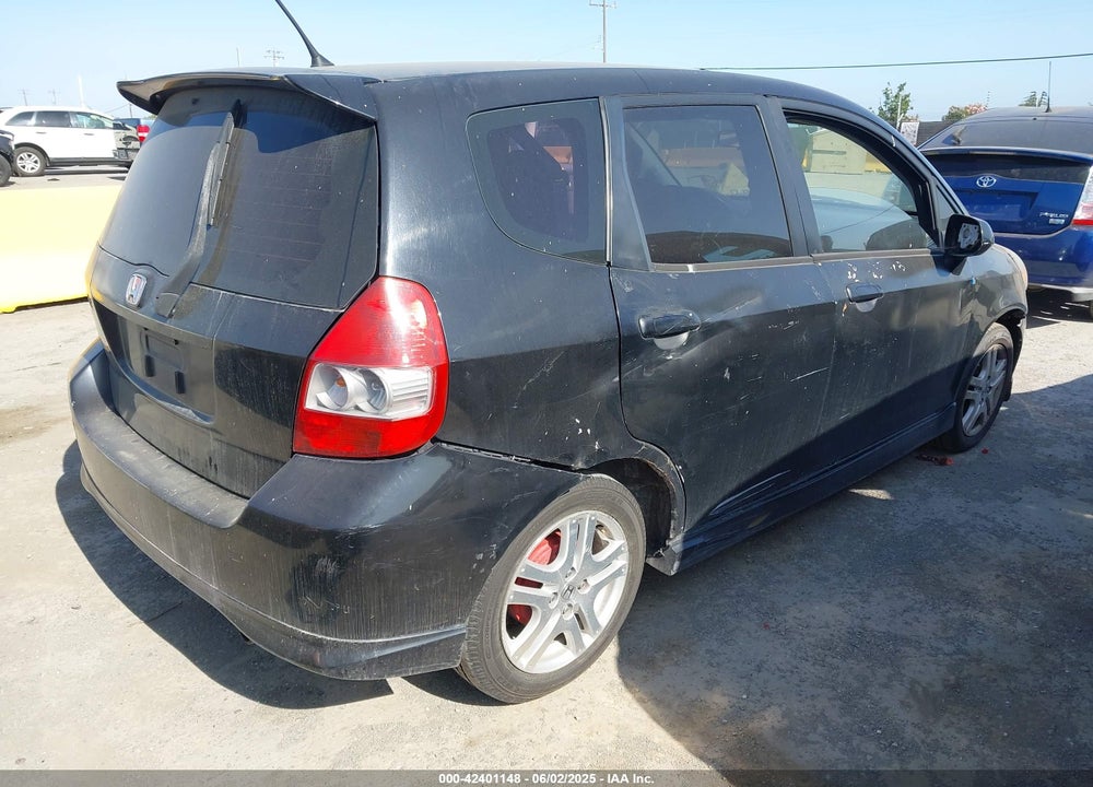 2007 HONDA FIT SPORT VIN: JHMGD37617S004845