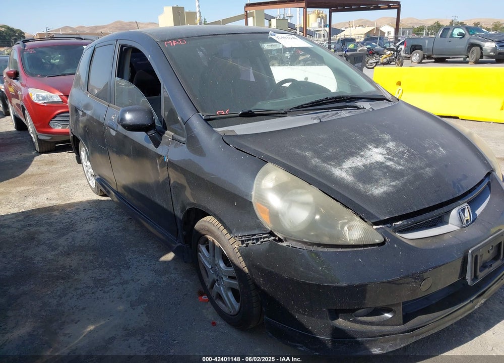 2007 HONDA FIT SPORT VIN: JHMGD37617S004845