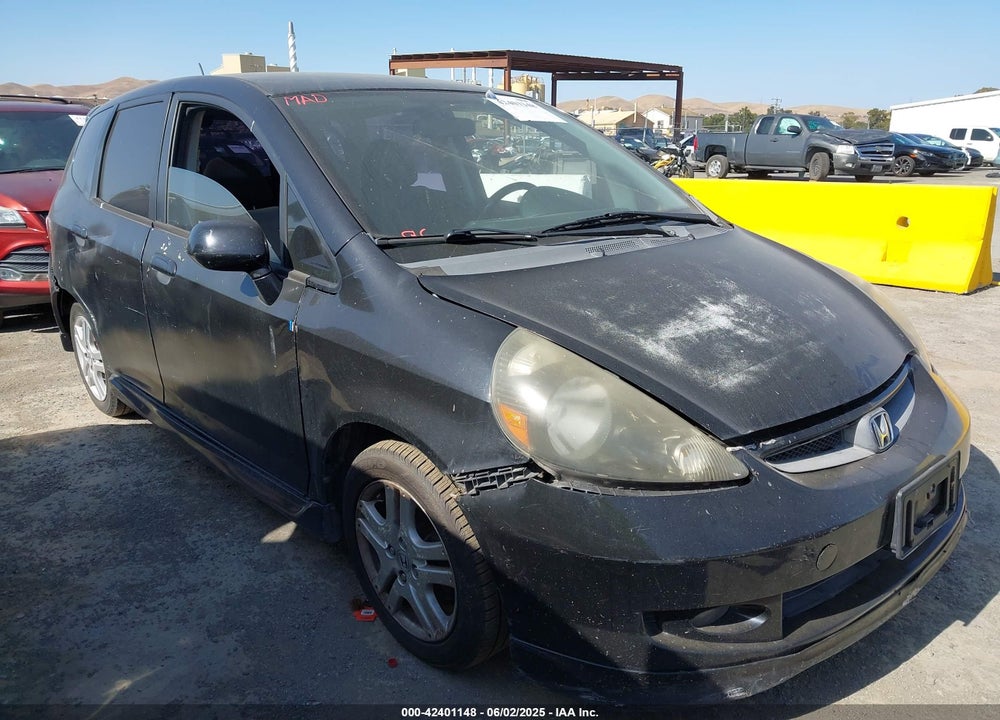 2007 HONDA FIT SPORT VIN: JHMGD37617S004845