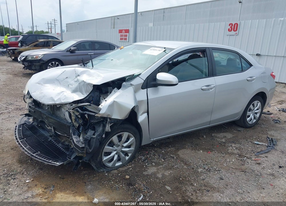2016 TOYOTA COROLLA LE VIN: 5YFBURHE9GP491024