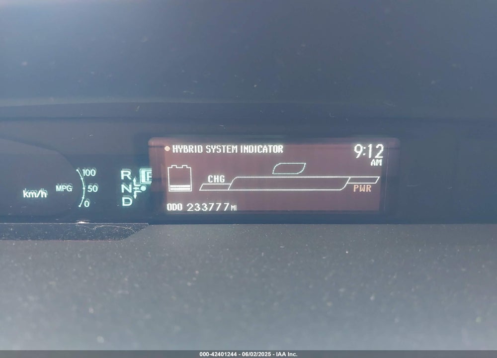 2010 TOYOTA PRIUS I/II/III/IV/V VIN: JTDKN3DU6A5117160