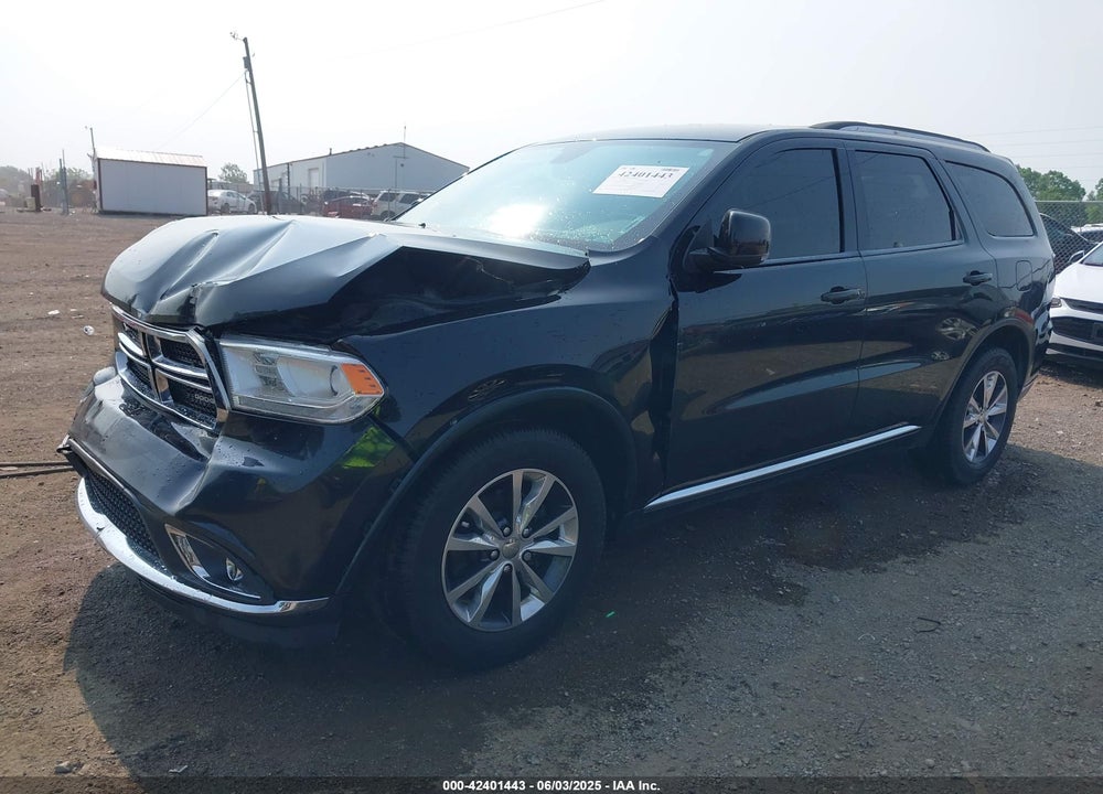 2016 DODGE DURANGO LIMITED VIN: 1C4RDJDGXGC446769