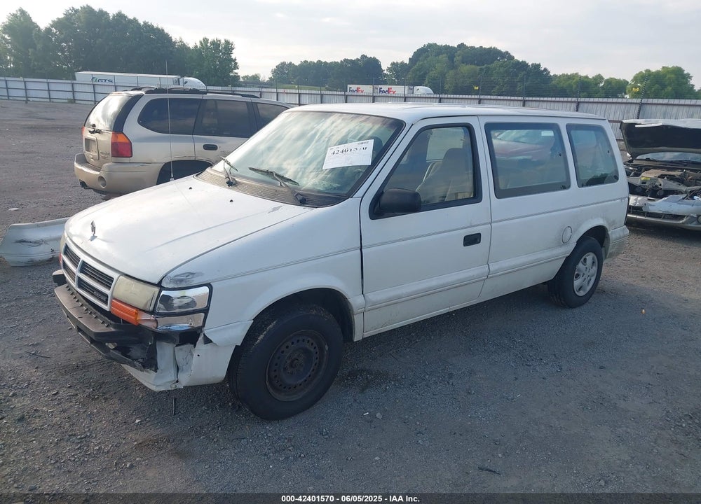 1995 DODGE CARAVAN VIN: 2B4GH2539SR150846